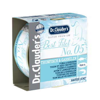 Dr.Clauder's Best Filet No 5 Thunfisch & Garnelen (Tuńczyk i krewetki) 70g
