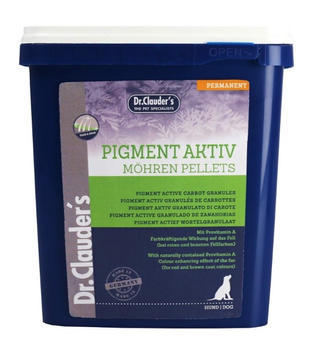 Dr.Clauder’s PIGMENT AKTIV MÖHREN PELLETS - Granulki karotenowe dla psów na sierść i pigment 3,5kg