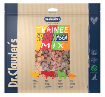 Dr.Clauder's TRAINEE SNACK MEGA MIX - Przysmaki treningowe dla psów 500g (4 x 125g )