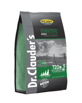 Dr.Clauder's Best Choice SENSITIVE ADULT LAMB & RICE - Karma sucha dla psów JAGNIĘCINA & RYŻ 350g