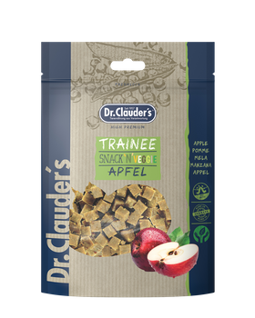 Dr.Clauder's TRAINEE SNACK VEGGIE APFEL - Przysmaki treningowe dla psów  i kotów WEGE JABŁKO 80g