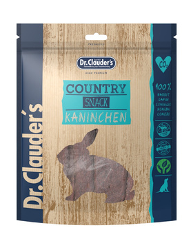 Dr.Clauder's Premium Country Line Kaninchen - Przysmaki dla psów FILETY Z KRÓLIKA 170g